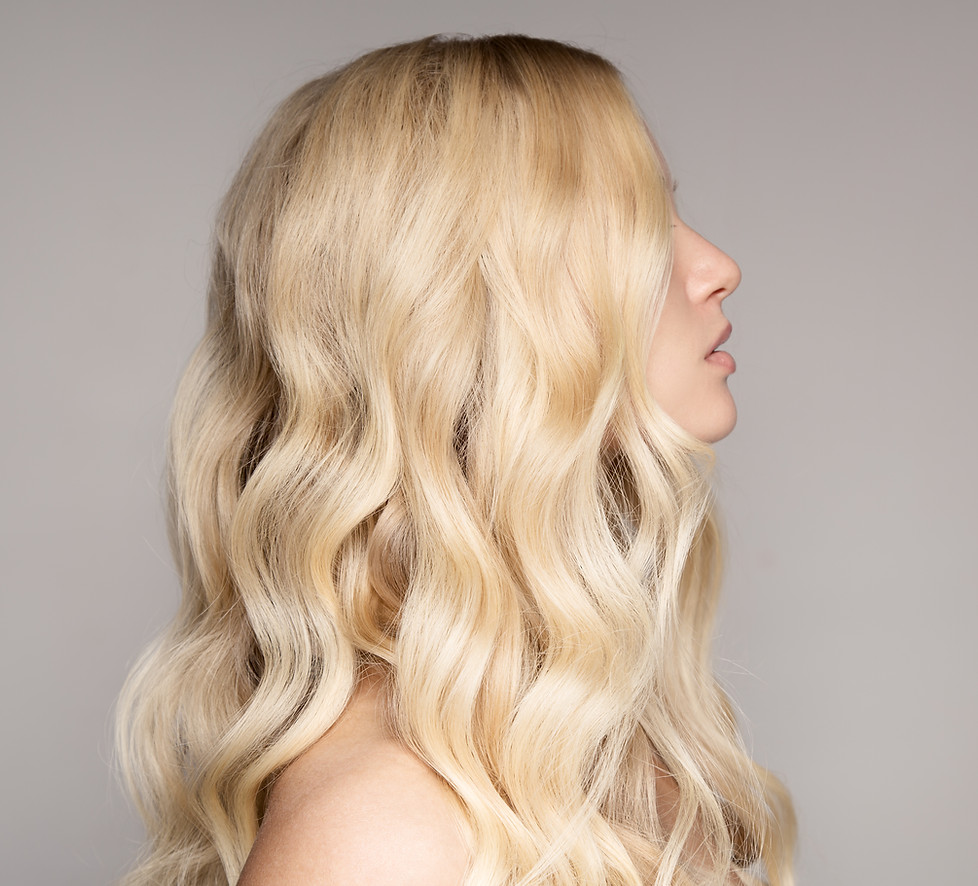 Blonde Wavy Hair