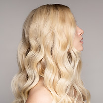 Long blonde hair 