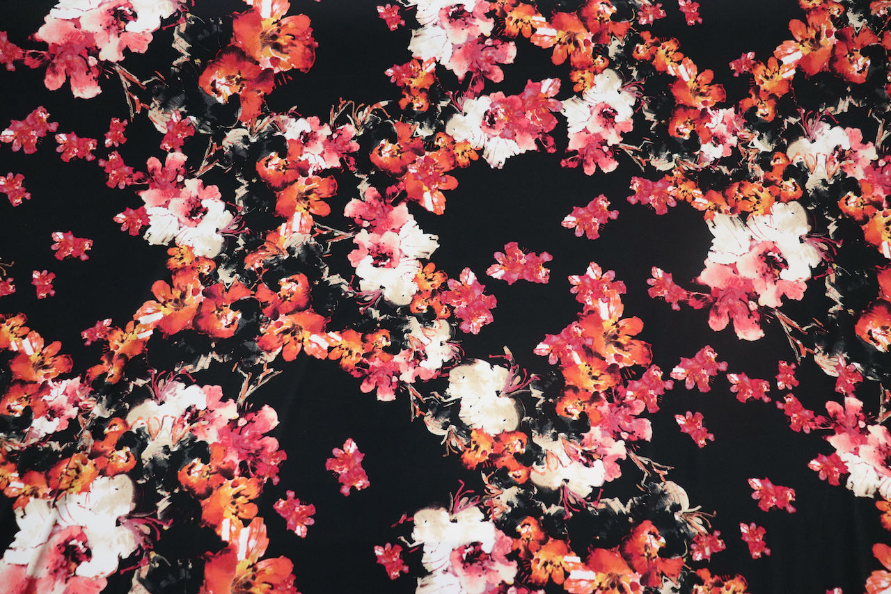 Spandex ITY Printed Fabric - Design 10