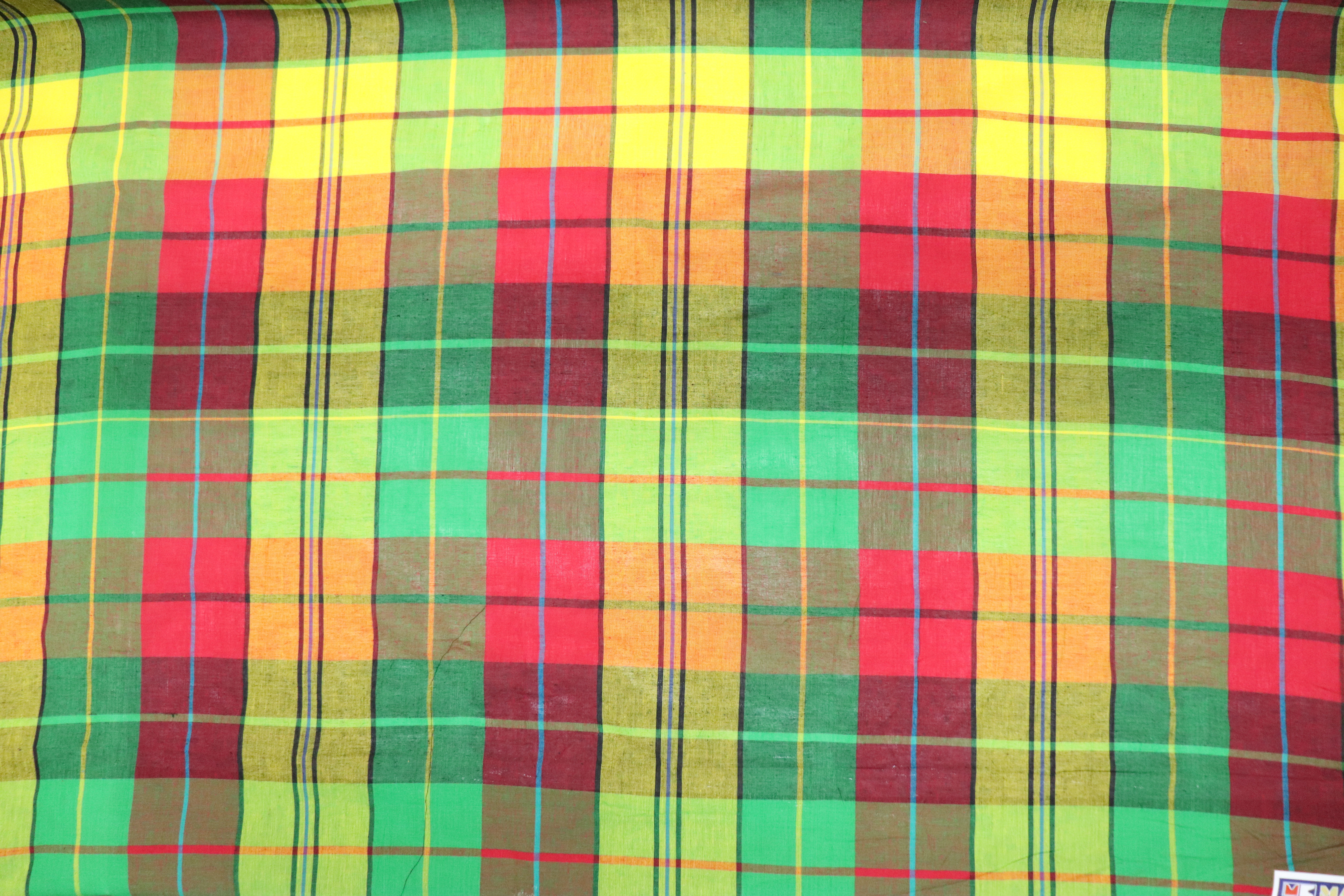 Madras Plaid Fabric 45" (Design 101 )