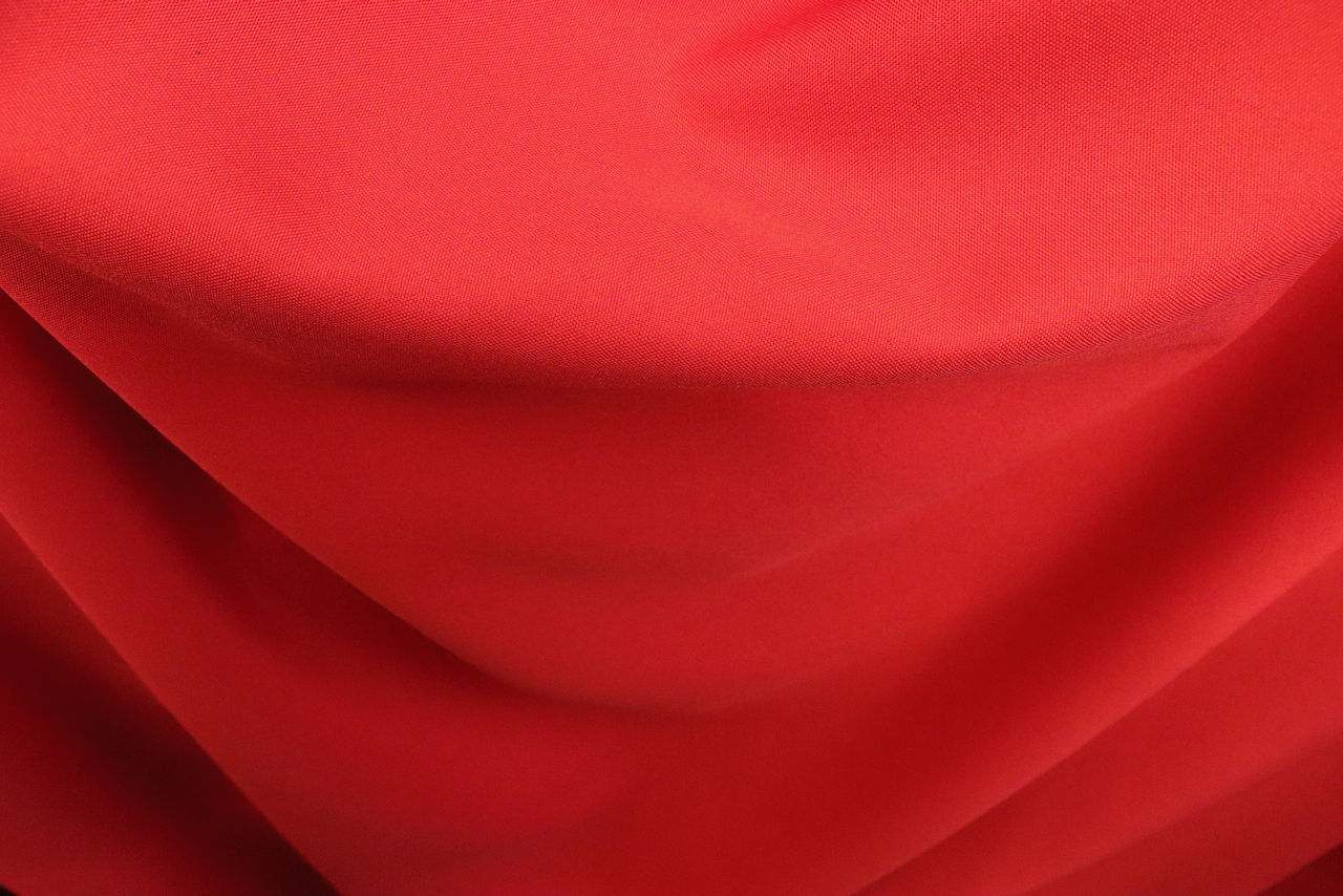 Poly Poplin "110" - Red