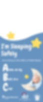 Product: Safe Sleep Door Hanger English