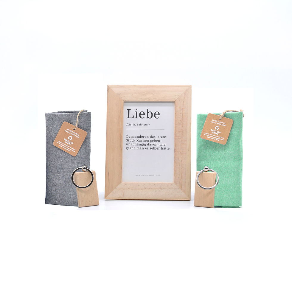 Miniaturbild: Hochzeit Geschenk Geschenkset Box mit Coffee Time Tassen