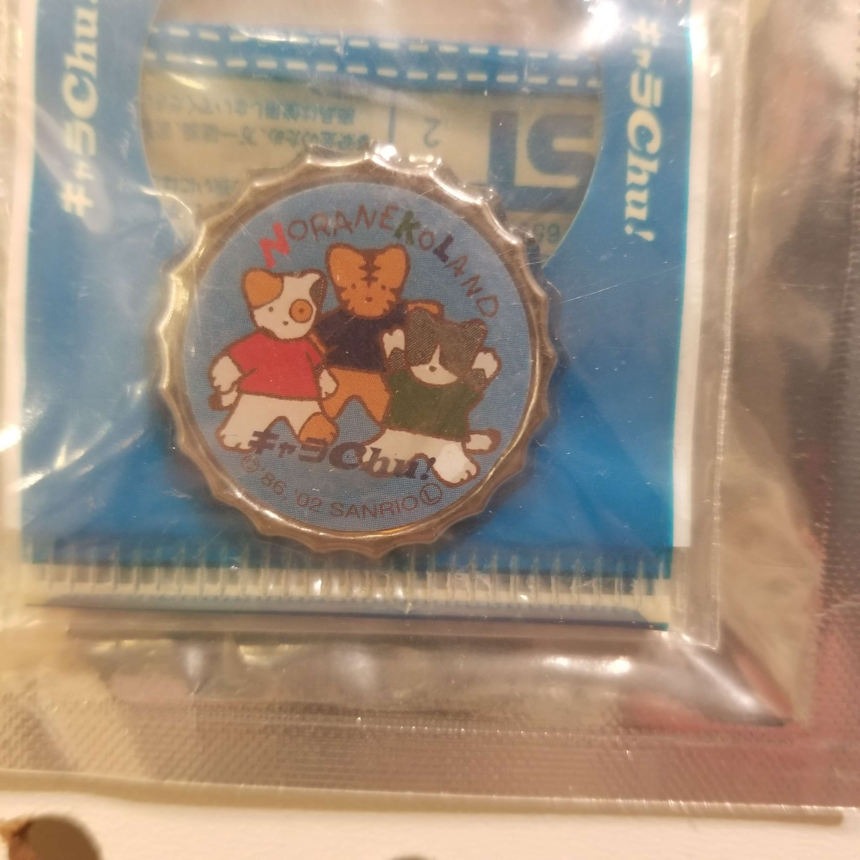 Noranekoland Bottlecap Pin