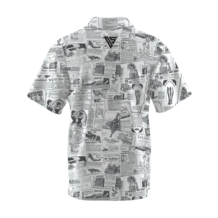 Thumbnail: Newspaper Hawaiian Shirt