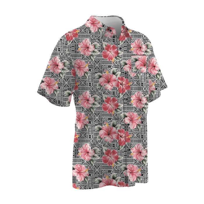 Island Floral Hawaiian Shirt