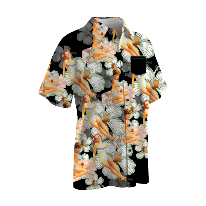 Pinup Girl Hawaiian Shirt