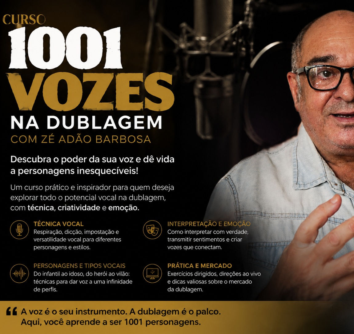 1001 VOZES NA DUBLAGEM