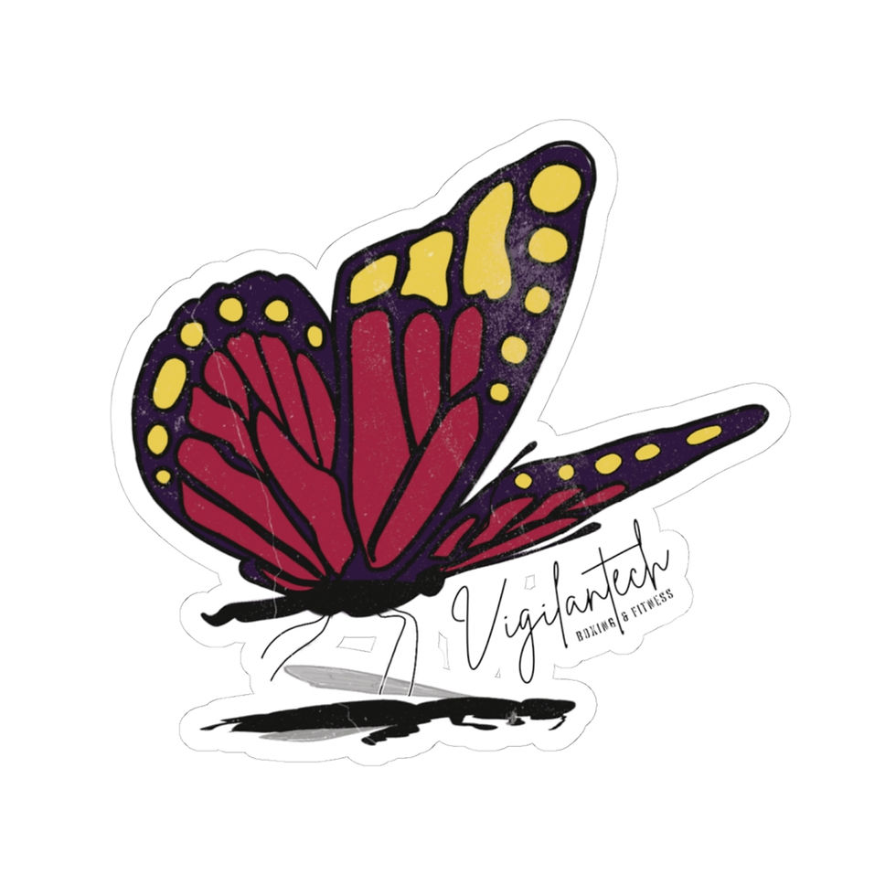 Thumbnail: Float Like a Butterfly, Sting Like a Bee - Vigilantech Boxing Sticker