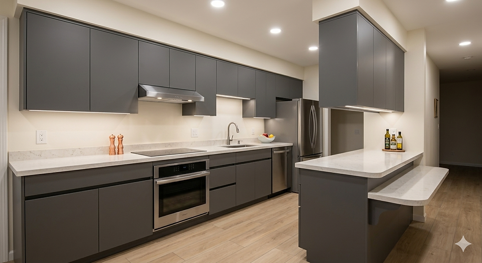 AFTER WE FULLY RESTORED THIS KITCHEN