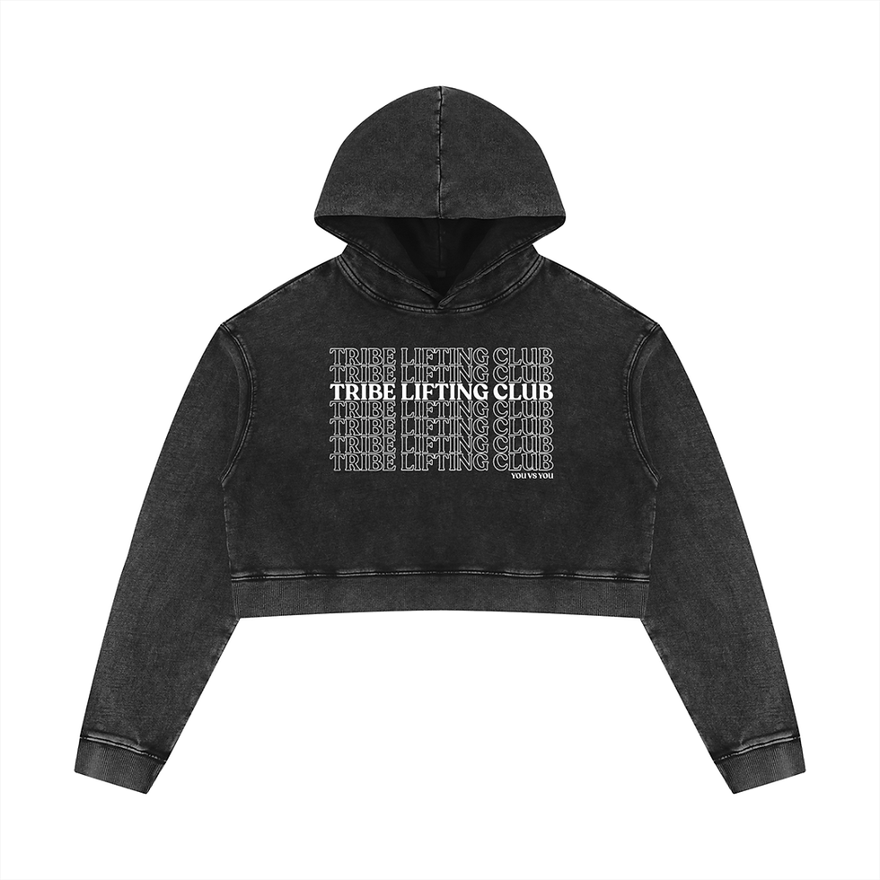 Thumbnail: Mineral Washed Crop Hoodie
