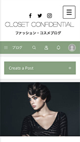 美容＆ファッション website templates – ファッションブログB