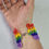 Thumbnail: Pride beaded lattice bracelet kit