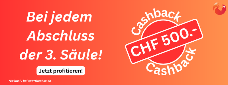 Cashback CHF 500.-