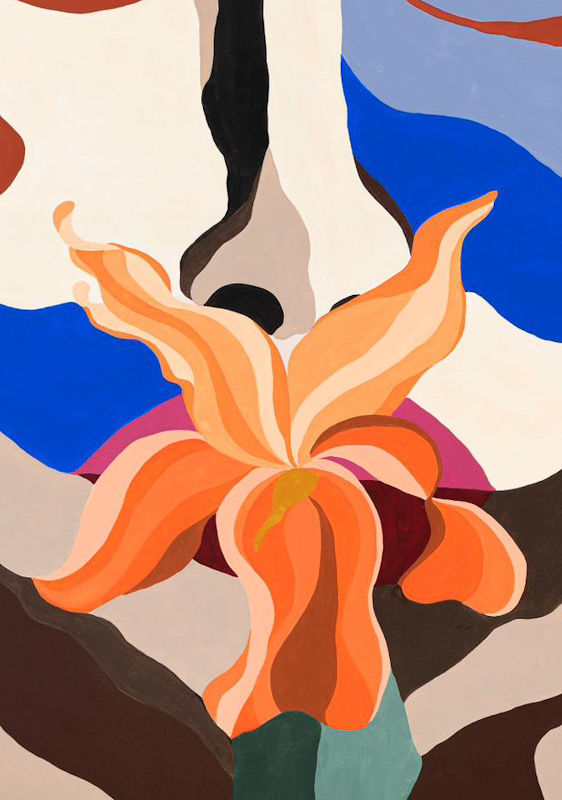 Miniaturbild: Original XL Modern Acrylic Paintings, orange paintings