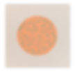 Contemporary 100x100 cm Artworks / sweet current Orange circle with leafy design, text