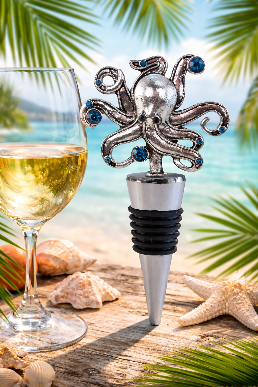 Ship Faced Wine Stopper