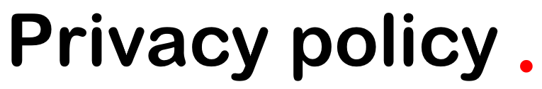 Privacy policy