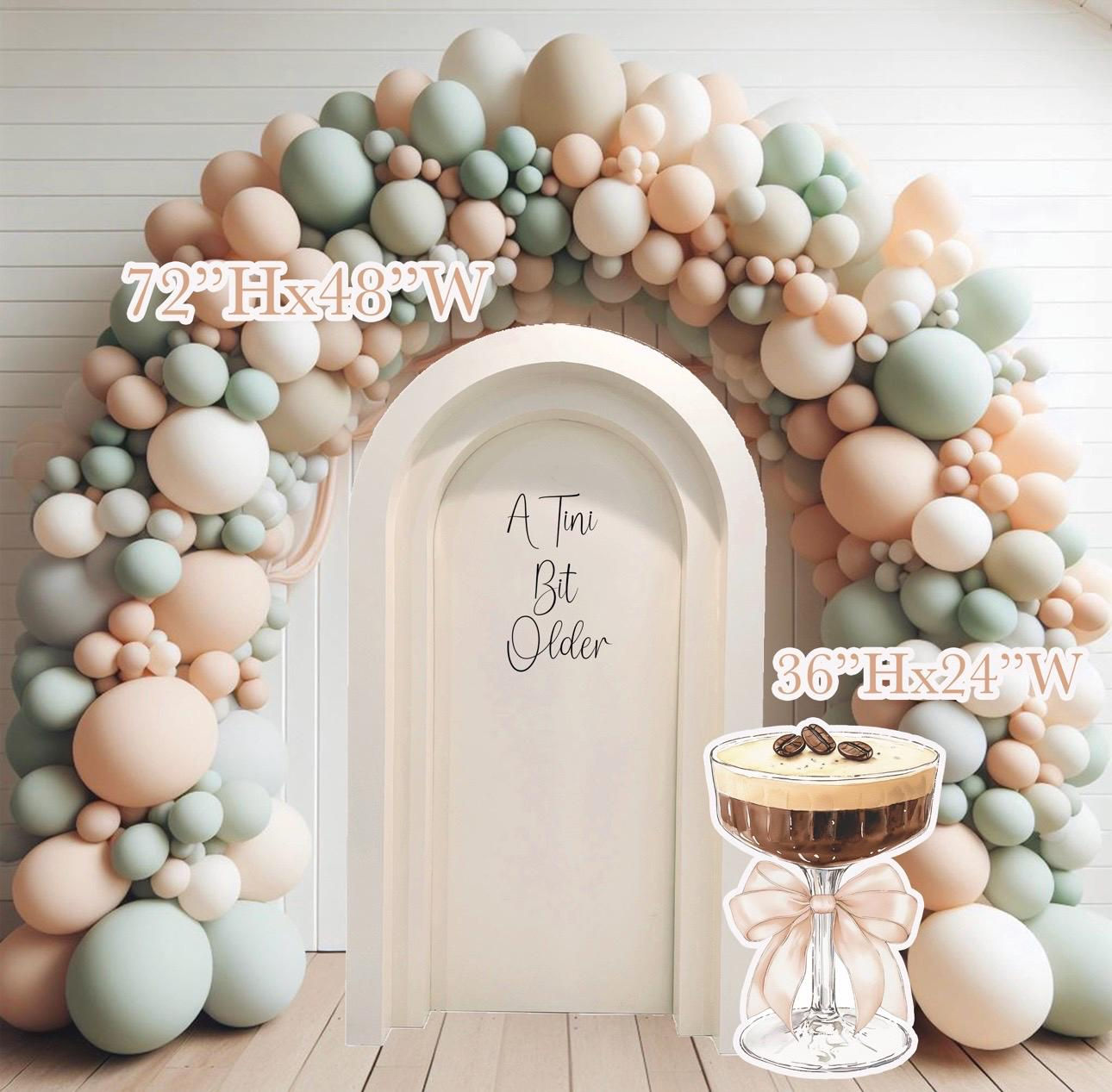 S686FS(SB) UV printed, colorplast cutouts party decorations: A tini bit older