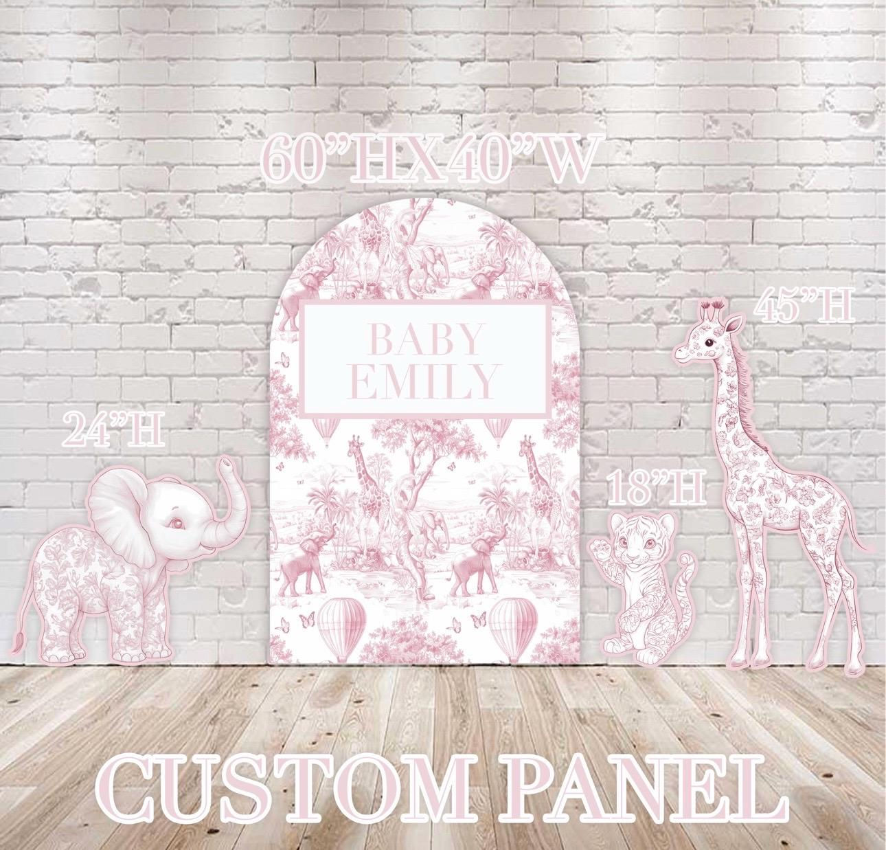 S945FS(SB)  , Pink Safari Toile Custom Set