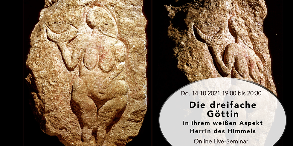 Die Dreifache Göttin in ihrem weißen Aspekt - Herrin des Himmels