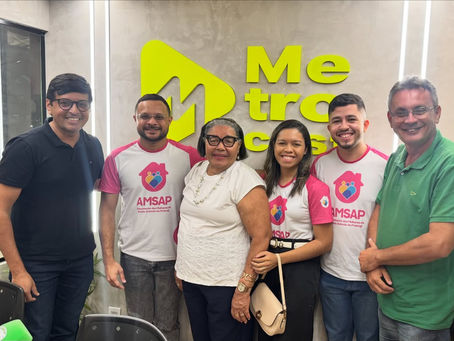 Representantes da AMSAP durante entrevista no programa De Volta pra Casa, da Rádio 105 FM RN.