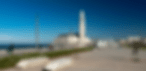 View of Pedestrian "Layer" towards Hassan II Mosque