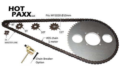 てんパパ 35 Chain & Sprocket Upgrade, MY1020 | Battery