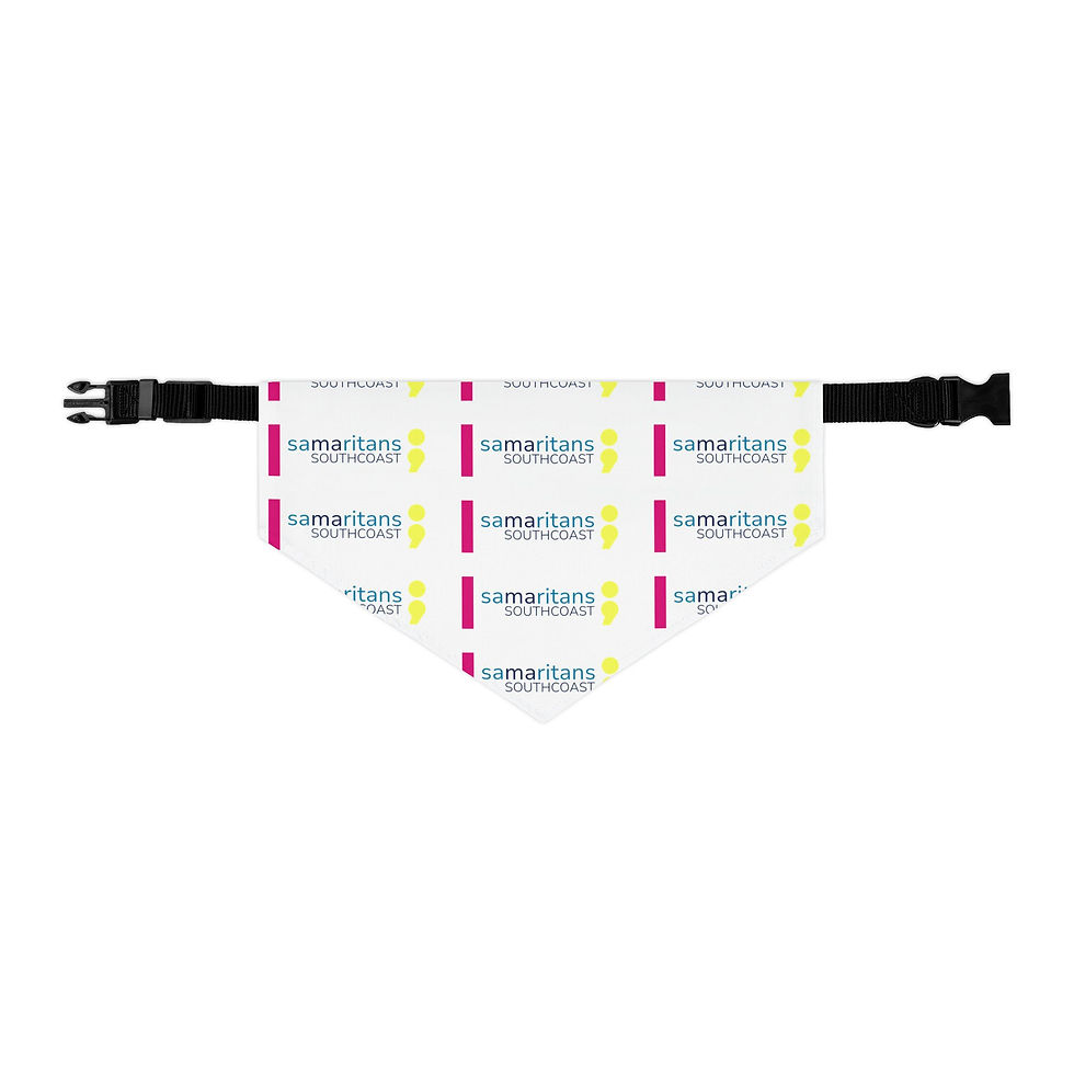 Samaritans Southcoast Mental Health Support Pet Bandana Collar