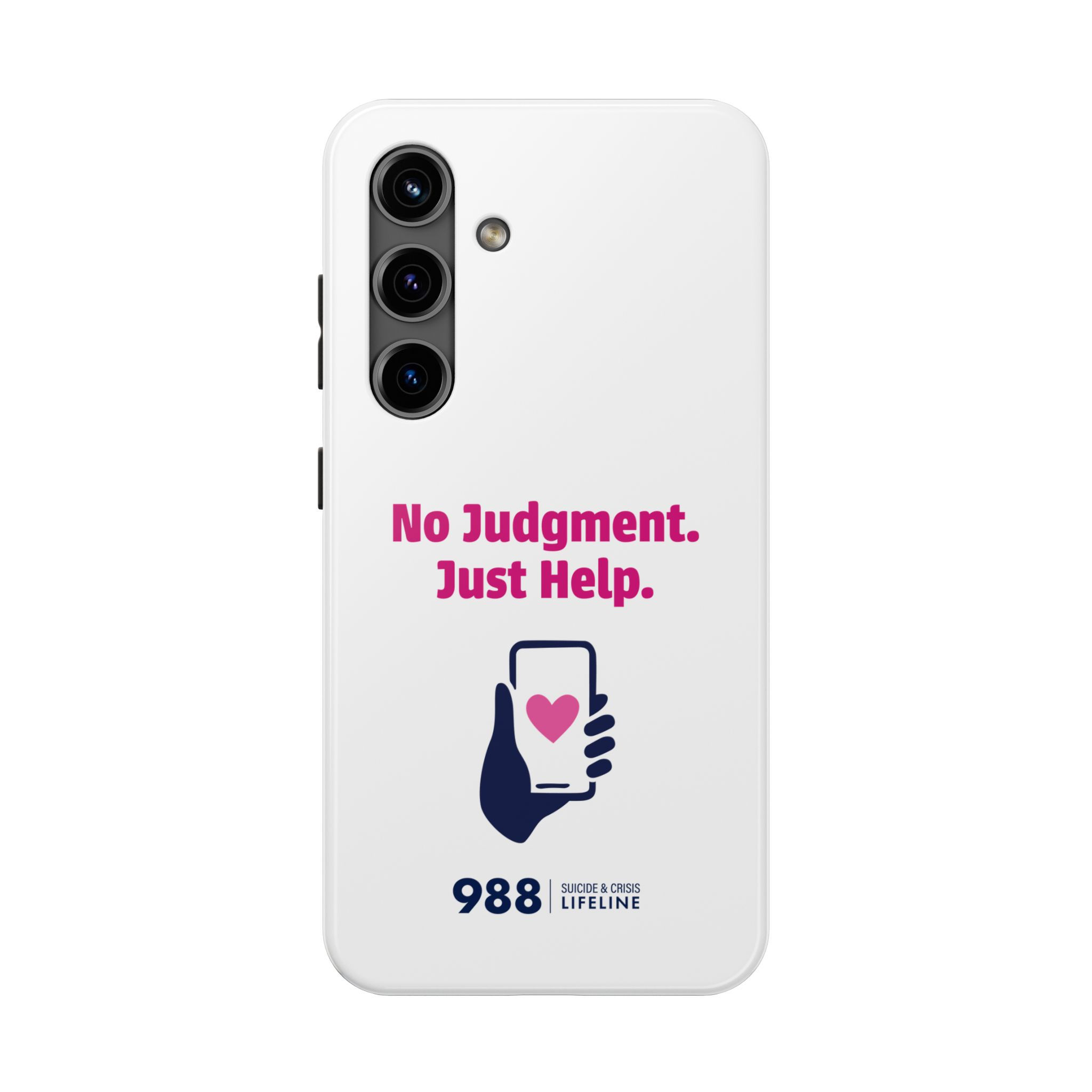 No Judgment Just Help Tough Phone Case