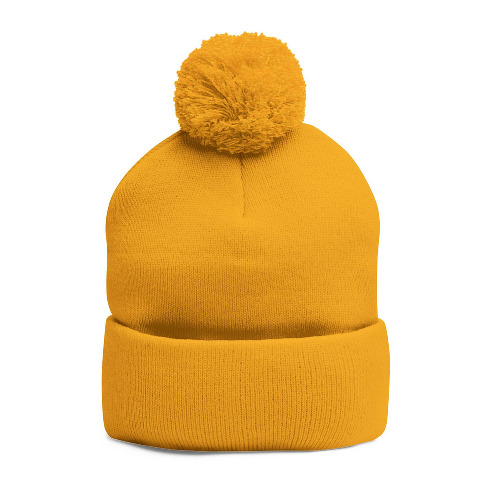 Thumbnail: Pom-Pom Knit Cap (Embroidery)