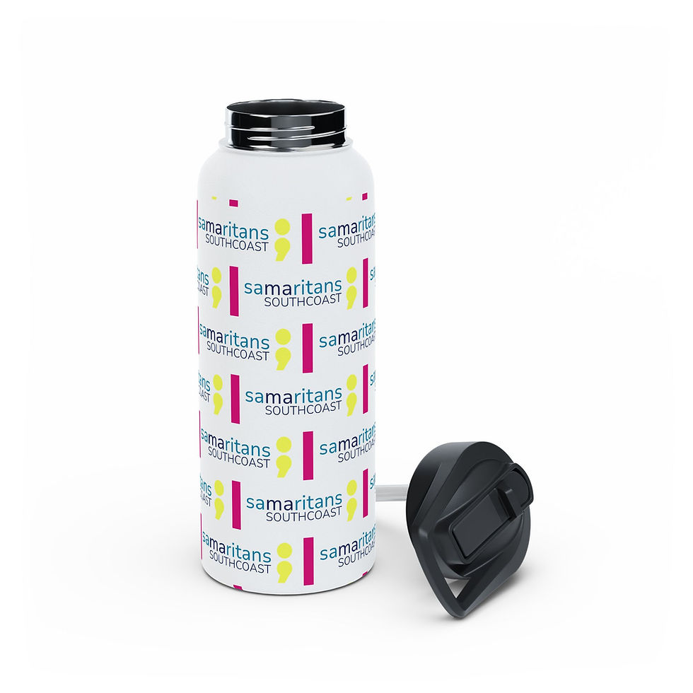 Thumbnail: Samaritans Southcoast Logo Stainless Steel Insulated Travel Bottle