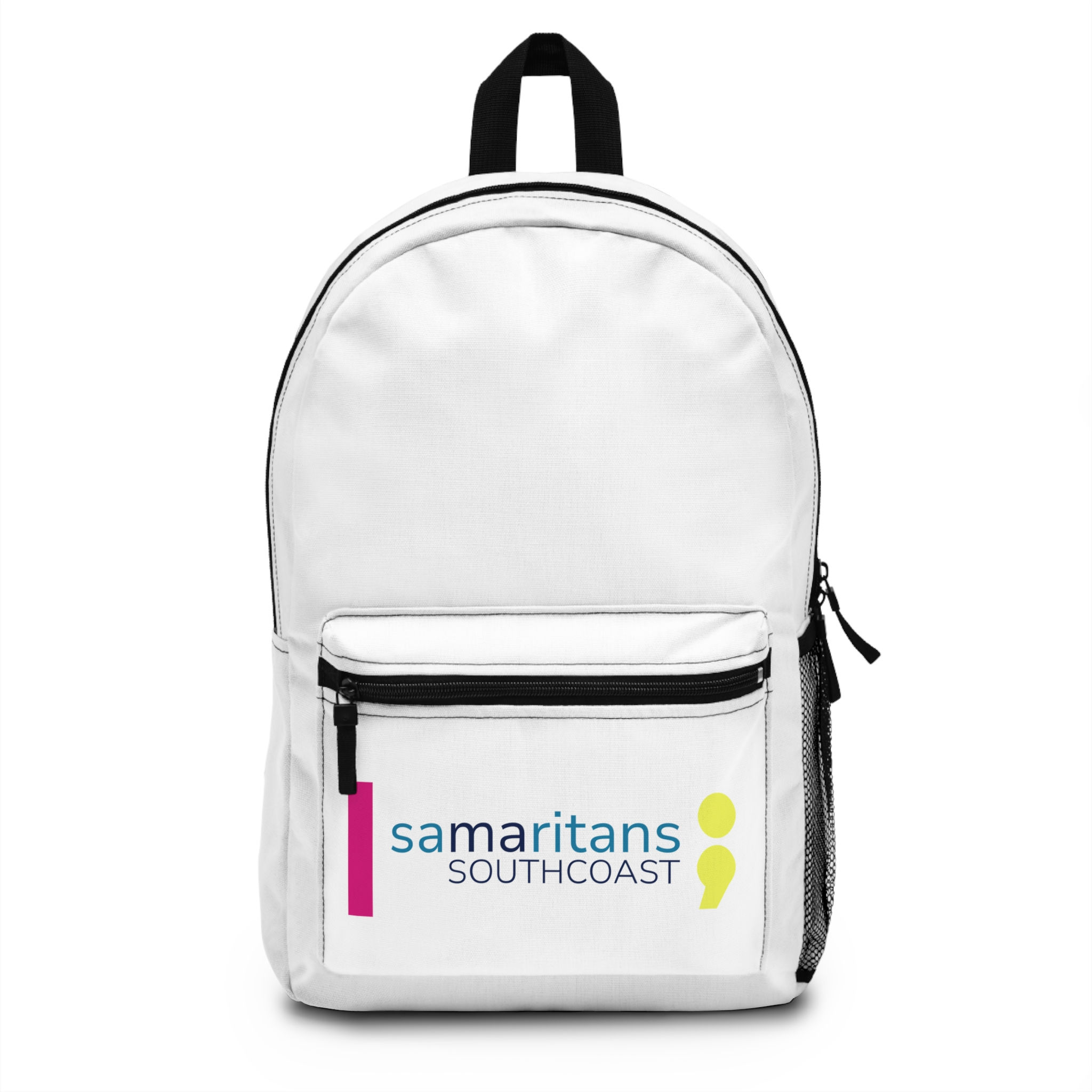 Samaritans Southcoast Logo Backpack | Charity Organization Branded Bag