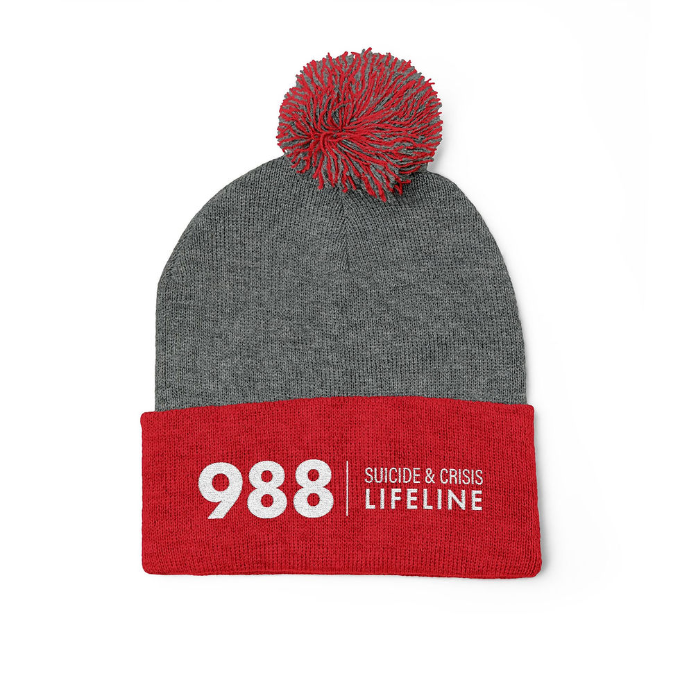 Thumbnail: Pom-Pom Knit Cap (Embroidery)