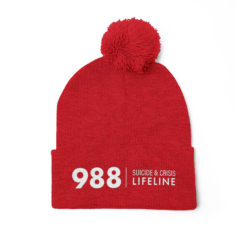Thumbnail: Pom-Pom Knit Cap (Embroidery)
