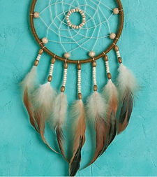 dreamcatcher with feathers