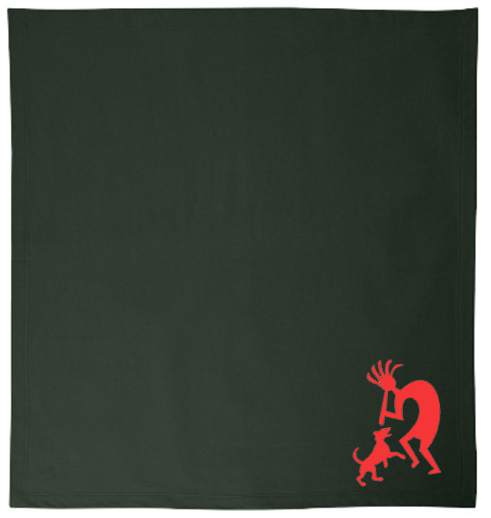 Man n Dog Kokopelli Fleece Stadium Blanket