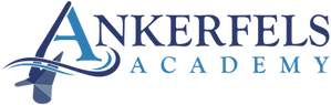 Logo der Ankerfels Academy bei dem das A in einen Anker ausläuft