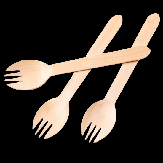 Wooden Salad Fork – 100 pcs