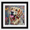 Thumbnail: Golden Retriever Dog - Colour Splash - Framed Art.