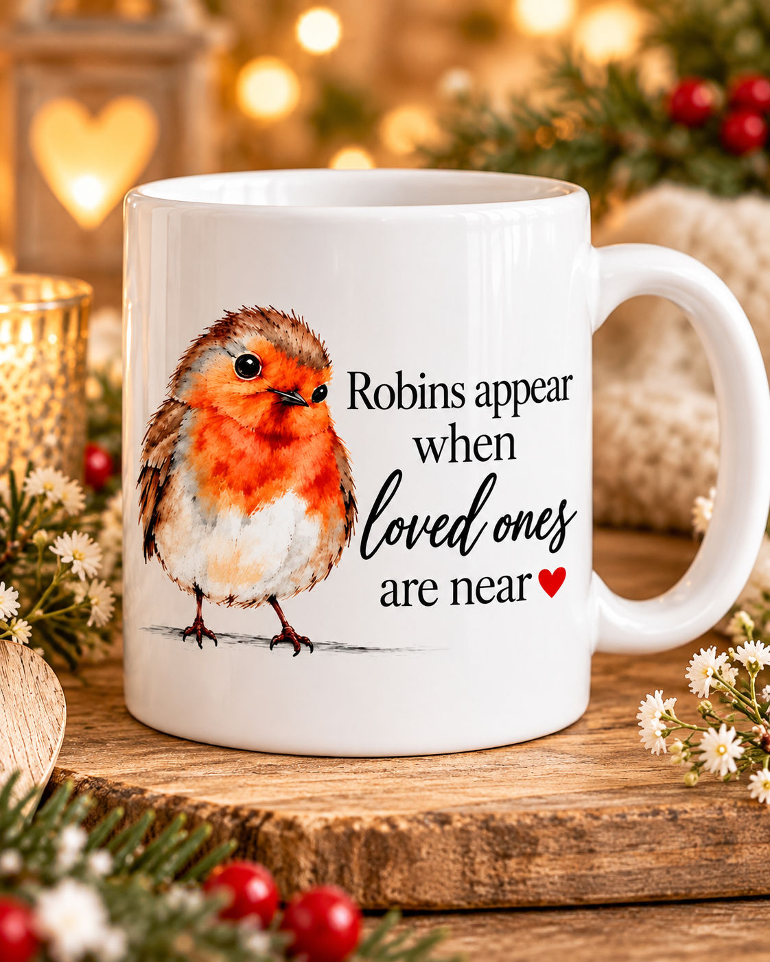 Robins Appear When Loved Ones are Near - Mug
