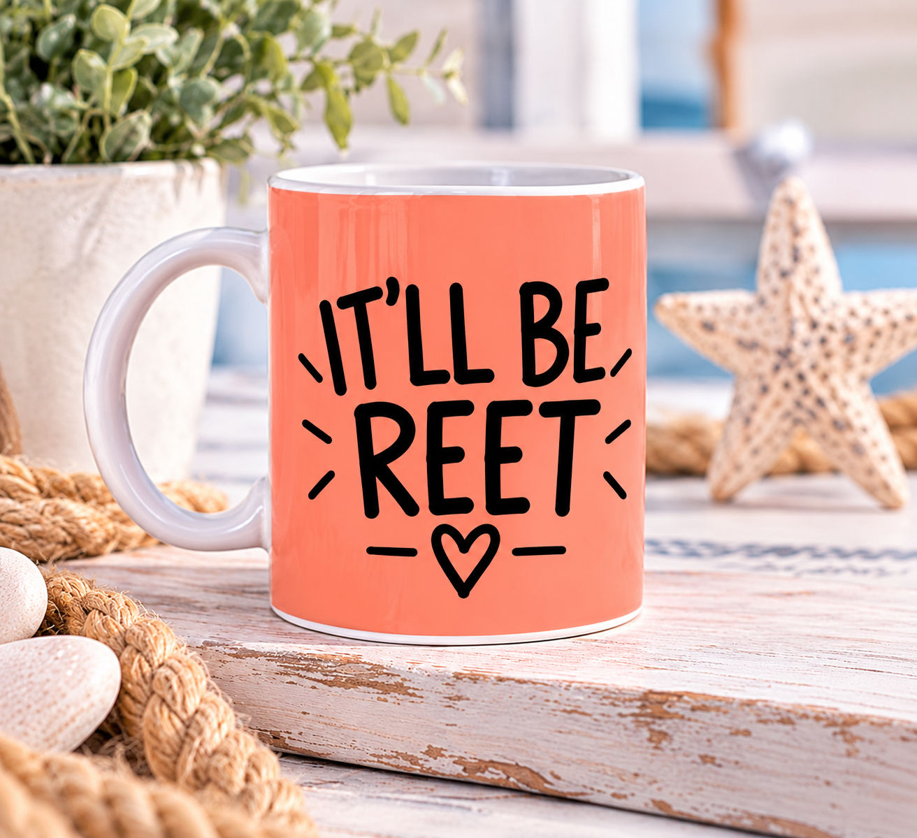 IT’LL BE REET – Yorkshire Born & Brewed Mug