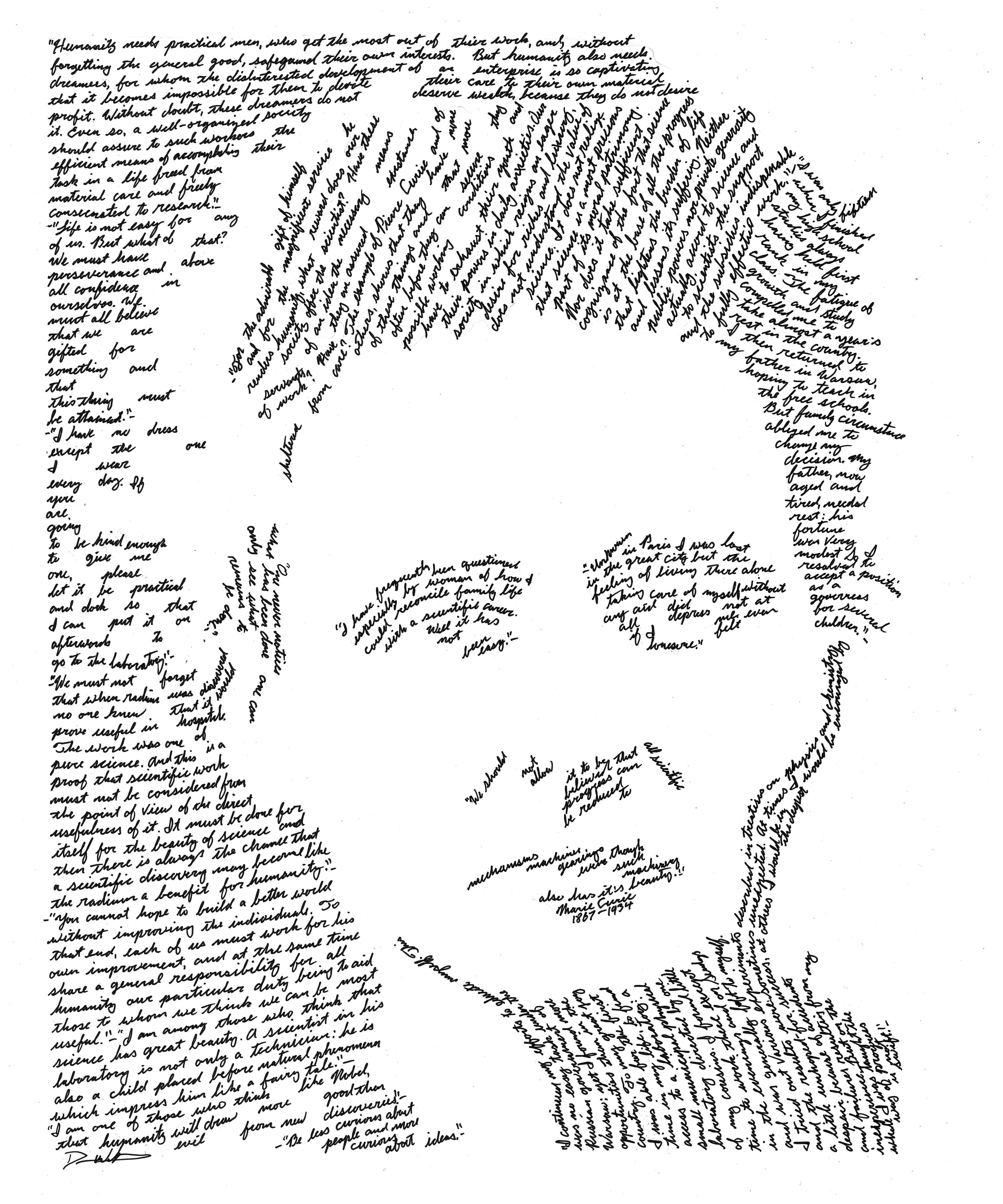 Marie Curie, In Their Own Words Print