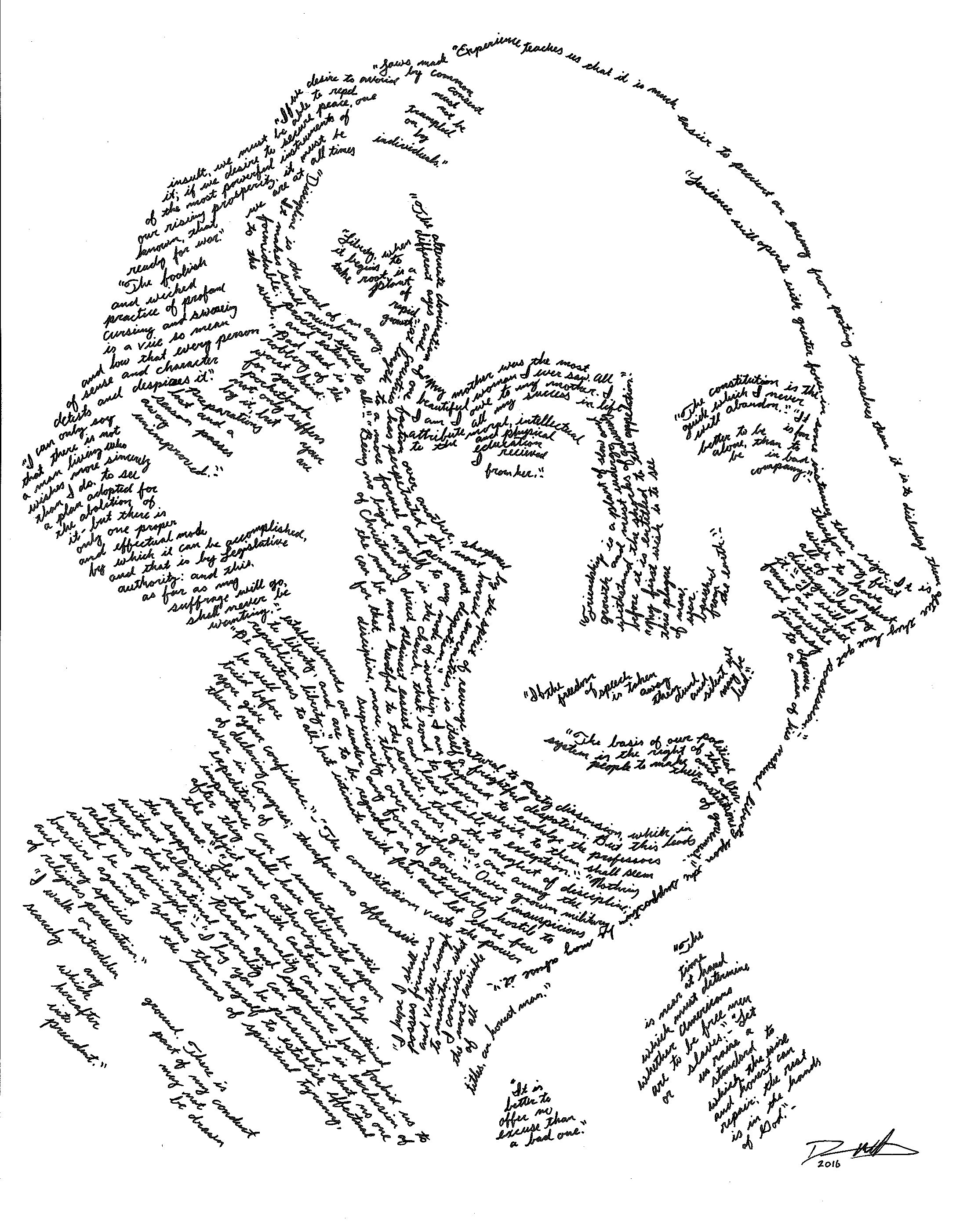 George Washington, In Their Own Words Print
