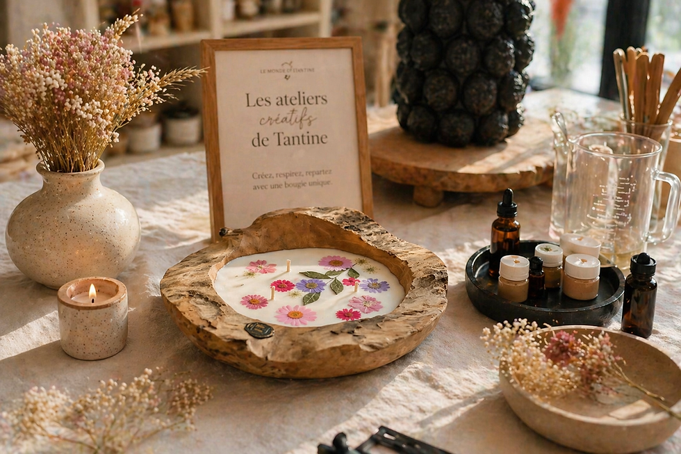 Brunch et Atelier Tantine - Création de bougie