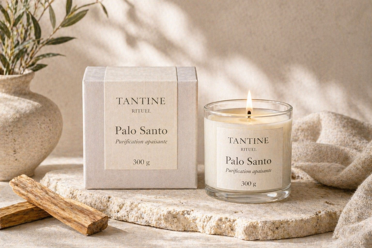 Bougie Rituel - Palo Santo 300G