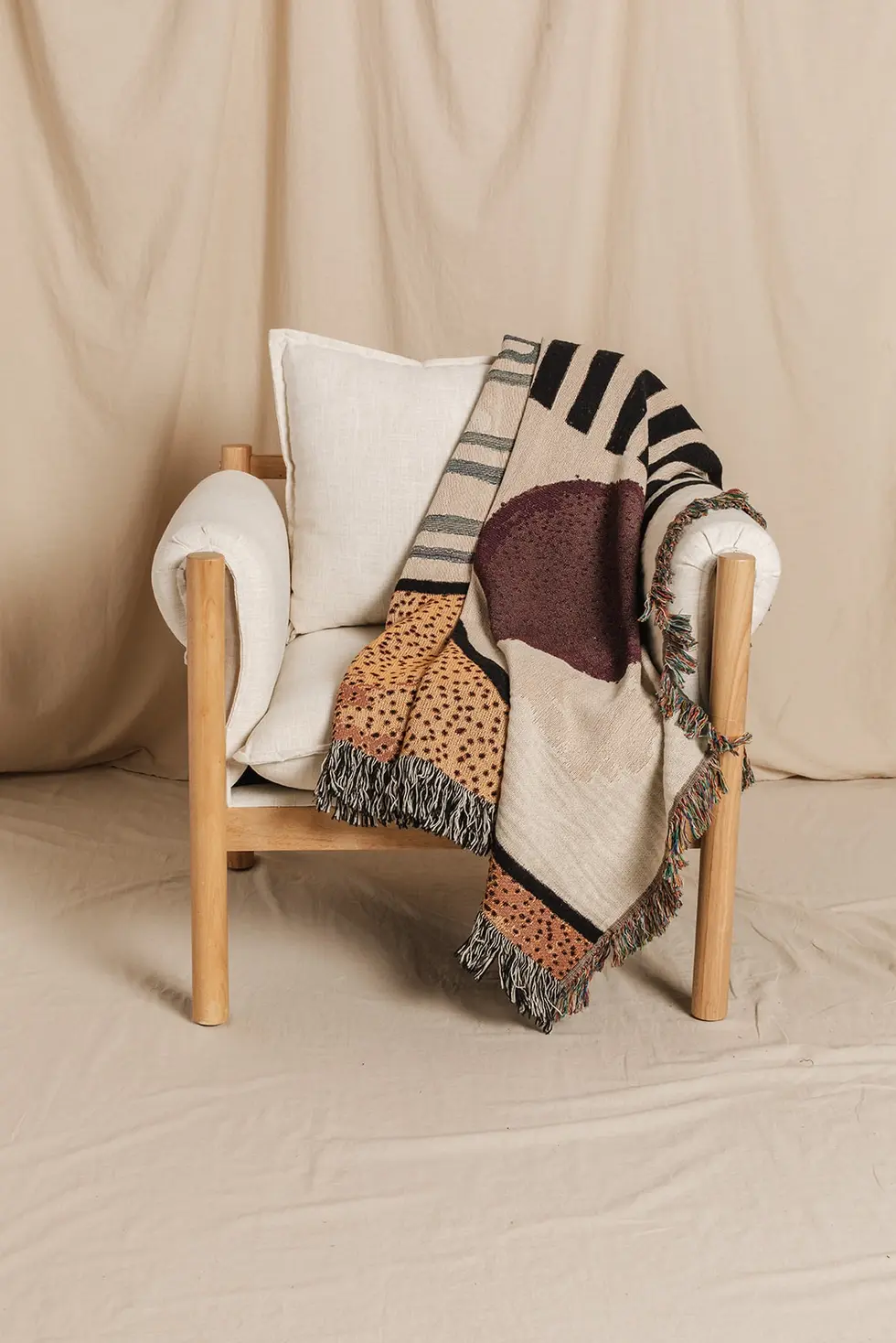 Plaid Equilibre 100% coton