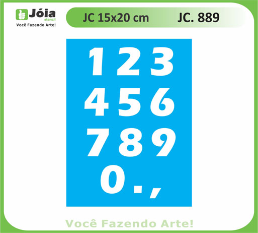 stencil JC 889
