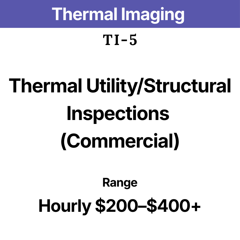Thermal Utility/Structural Inspections (Commercial)