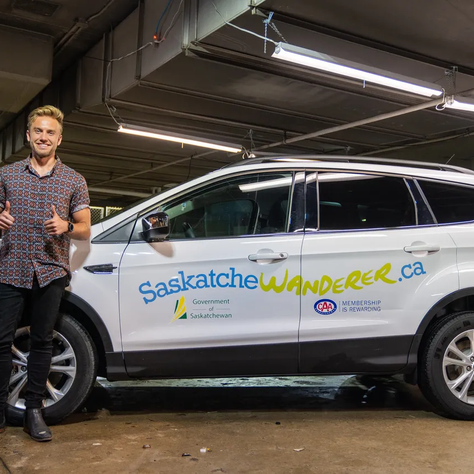 The Saskatchewanderer comes for a visit